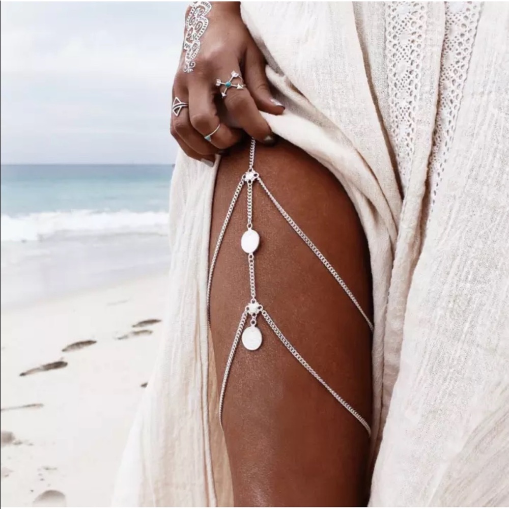 Beautiful boho leg chain - Picture 2 of 7